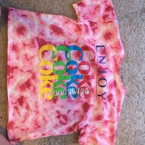coca-cola tie dye shirt